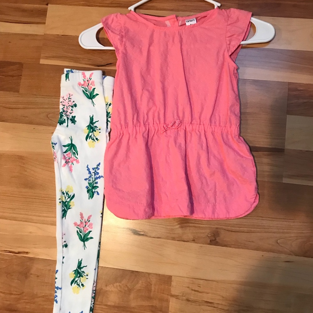 Two piece legging and shirt set